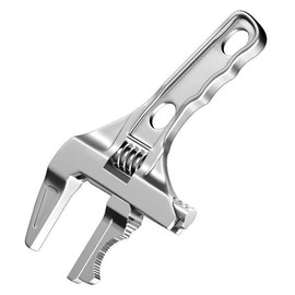 ABYUYD Adjustable Wrench Large Opening Short Handle Wide Jaw Mini Monkey Spanner Plumbing Pipeline Bathroom Tools
