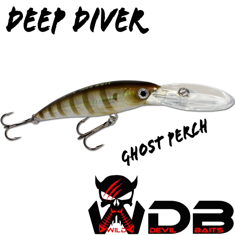 Angel-Berger Wild Devil Baits Deep Diver Wobbler Hard Bait Artificial