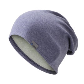 Oscenny Slouch Beanie Hat,Super Lightweight Soft Warm Only 1mm Thickness Unisex Jersey Skull Cap,Thin Flexible Slouch Hat Perfect for Spring, Autumn and Winter, One Size Fits All (Royal Blue)