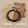 Polvo Compacto Duo Color Base De Maquillaje Beauty Benefits
