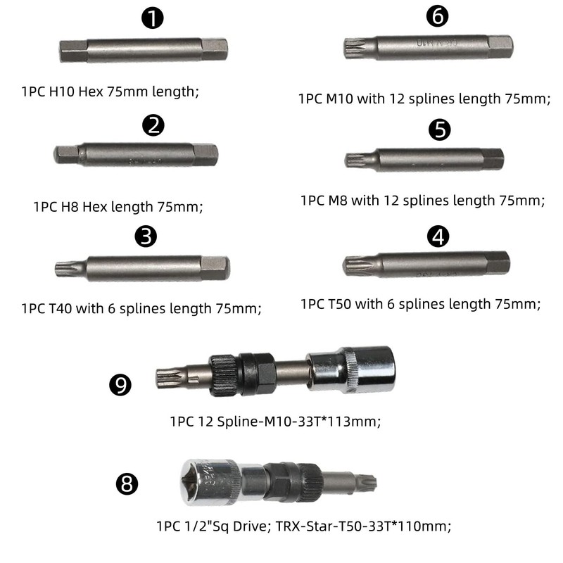 14 Piece Alternator Pulley Remove Kit Free Wheeling Pulley Remover