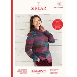 Sirdar Jewelspun Aran, Midnight Fjords (847), 200g