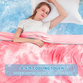 inhand Cooling Blanket King Size (90"x108"), Cooling Blankets for Hot Sleepers, Absorbs Heat to Keep Adults Cool for Summer Nights Sweats, Thin Cold Lightweight Blanket for Couch Bed, All Season Use