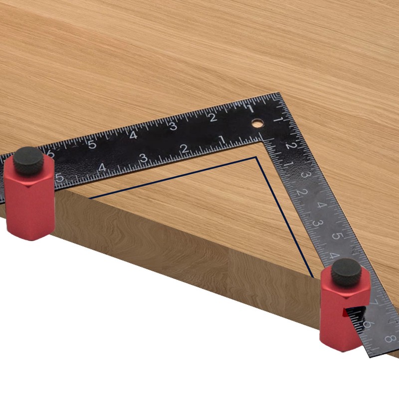 Square Auxiliary Clamp Carabiner Stair Gauge Framing Square Clip Holder