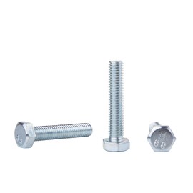 Pack of 40 DIN 933 Steel Hexagon Screws M8 x 40 mm 8.8 Grade Hex Screws Full Thread Hex Screws Thread Screws Tap (40, M8 x 40 mm)