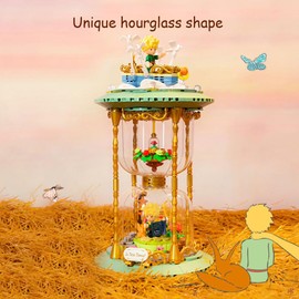 PANTASY The Little Prince Hourglass Building Blocks Set Construct, Create, Play Building Kit for Adults Home and Office