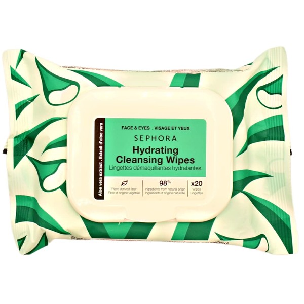 SEPHORA COLLECTION Cleansing + Exfoliating Wipes Aloe