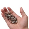 100 Pack Small Keyring Rings Hoops, 20mm /0.79 Inch Silver