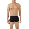 Underworks Microfiber Light Compression Boxers Medium Black