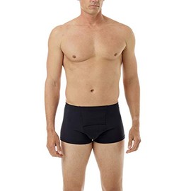 Underworks Microfiber Light Compression Boxers Medium Black