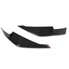 6Pcs Front Bumper Lip Spoiler Anti Collision Carbon Fiber Side