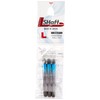 L-Style L-Shaft Lock Straight Twotone - Black Clear Blue, fls1212