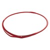Phiten EXTREME Twist Necklace, RAKUWA Neck, Red/White, 16.9 inches (43