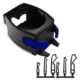 GAOLAOSY Car Air Vent Cup Holder, 2-in-1 Adjustable Cup & Phone Mount for Vehicle, Multifunctional Cars Ashtray Holders, Universal Auto Drink Bracket for Water Bottle (Blue)