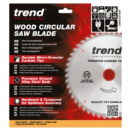 Trend CSB/CC21648 CraftPro Saw Blade Crosscut 216mm x 48 Teeth x 30mm