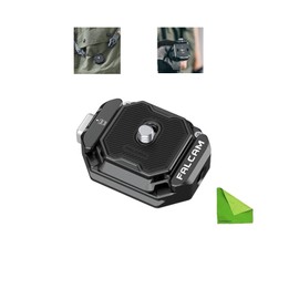 FALCAM F38 Quick Release Plate Set, Multi-Hole Camera Mounting Adapter, Can Be Used with Shoulder Straps with 1/4" to 3/8" Screw Thread for DSLR Camera Tripod Monopod