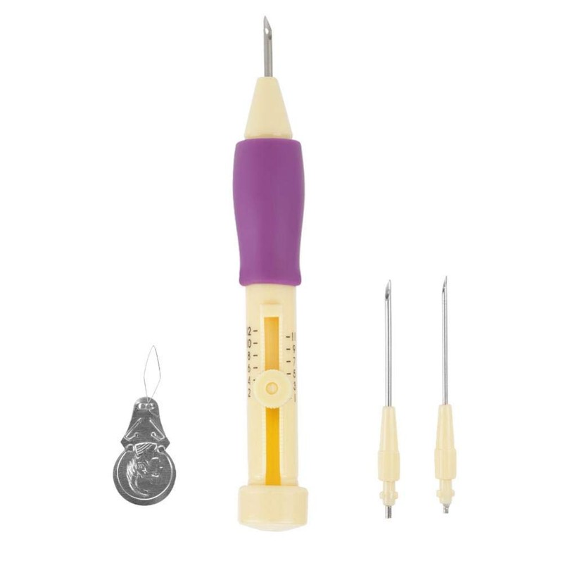 Punch Needle Set Embroidery Needle Punch Set with Needle Pen