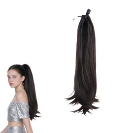Hair Extension Ponytail Straight Long Wrap Around Synthetic Pony Tails Extensions Natural Soft Hair Piece for Women 2308-50