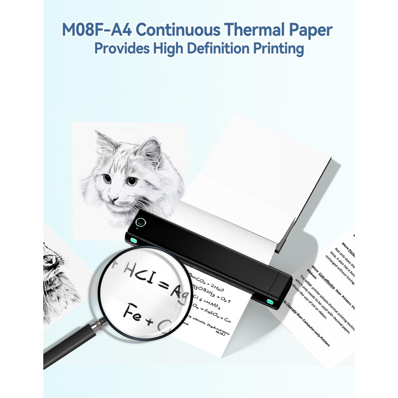 Phomemo M08F A4 Folding Thermal Paper Compatible for M08F and
