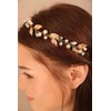 Deniferymakeup Leaf Bride Wedding Hair Vine Pearl Headpiece Bridal Headband