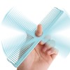 Dual-Size Barber Finger Spin Comb Set, 2-Piece Professional Trick Styling