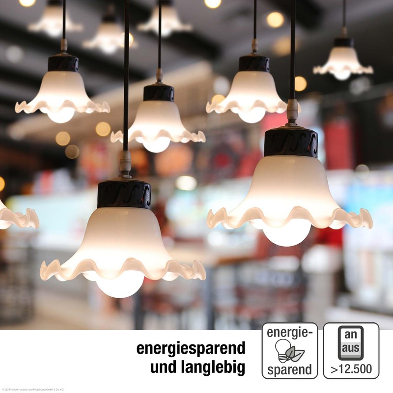 hellum Hellum e27 LED Birne Tropfen, Glhbirne e27 4,5 W,