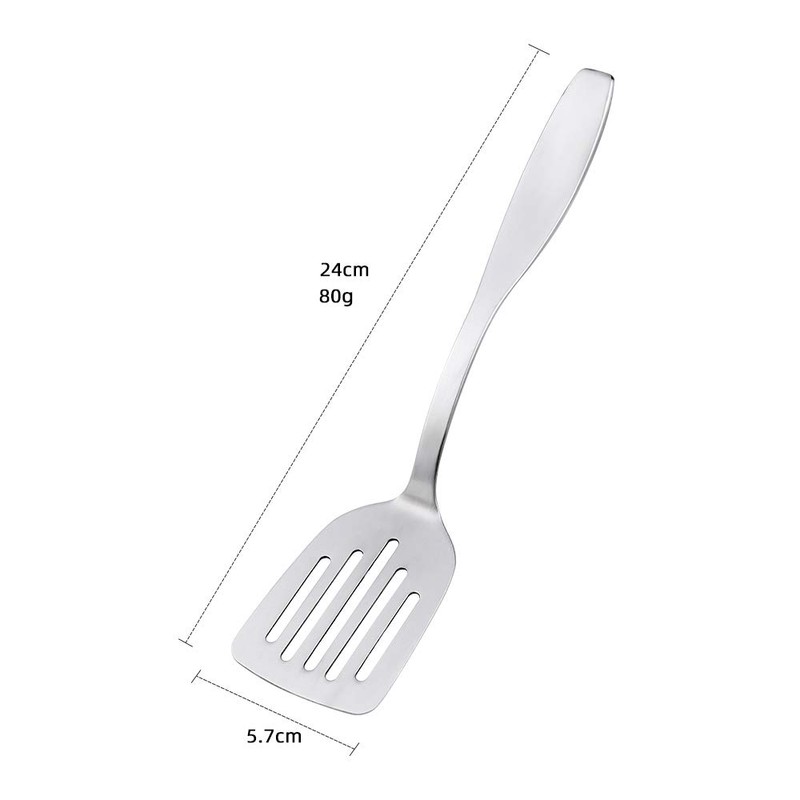 EDAR All Stainless Steel Turner, Spatula, 18-8 Stainless Steel, Length