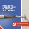Toofix Self Drilling Drywall Plastic Anchors with Screws Kit (20