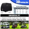 QEWTYI Golf Cart Cover 420D Outdoor 360° Windproof Design Compatible