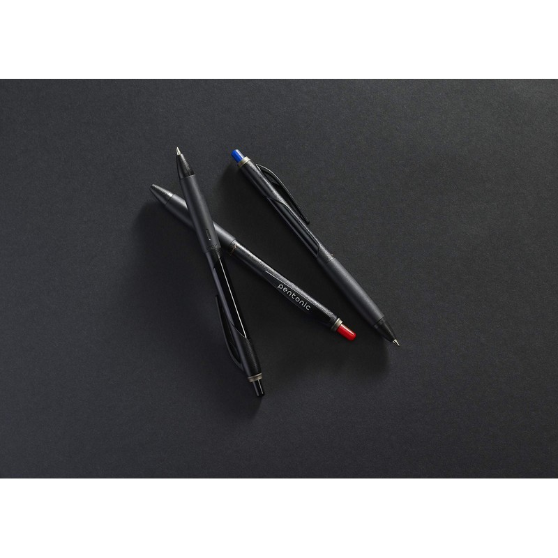 Linc Pentonic BR-T Premium Retractable Ball Point Black Pens 0.7