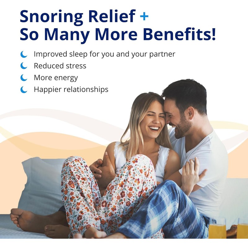 いびき防止マウスピース、コンフォートサイズ#1、シングルリフィル、ブルー、米国製、BPAフリー、医療グレード素材 (Blue)