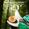 2.1“/54mm Electric Pruning Shears, Upgraded Cordless Electric Scissors, with Brushless