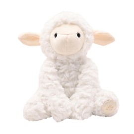 The Softies - Lottie the White Lamb Teddy Plush Cuddly Toy - Perfect Soft Present for Kids & Children/Cuddle & Play - 0 to 3 Years - H: 35cm x W: 20cm.