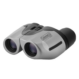 Coleman 10-30x21 Compact Zoom Binoculars, Silver (CZ103021)