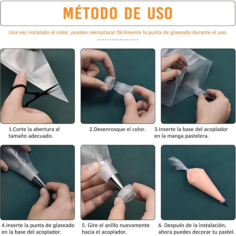 Kits de 150 Piezas Boquillas para Manga Pastelera,Cake Decoration Tool,Reutilizable