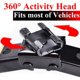 4Pcs Scissor Jack RV Camper Trailer Leveling and Stabilizer, Car Jack Stands, Portable Car Jack, Saving Strenght w/ 4 Crank Handles 5000lb Heavy Duty Steel Repair Emergency Tool Kits