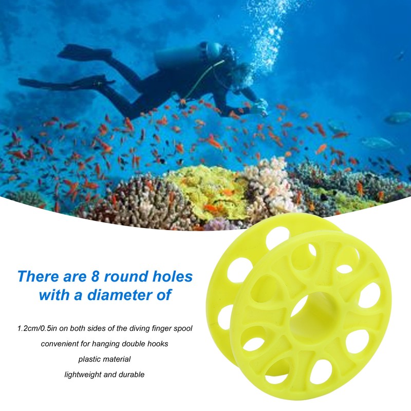Finger Reel Compact Diving Finger Spool for Cave Diving and