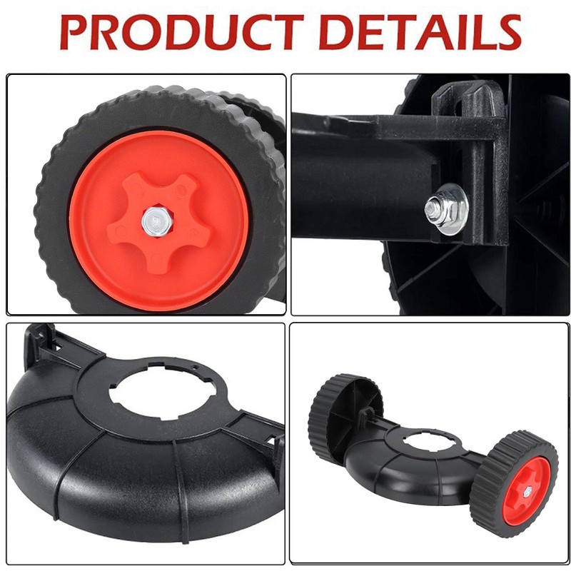 Weed Trimmer Support Wheel, Universal Trimmer Auxiliary Wheel, Grass Trimmer
