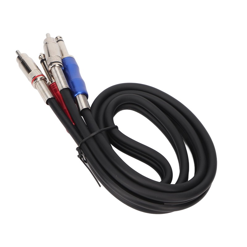 Dual 1/4 Inch TS to Dual RCA Stereo Sound Cable
