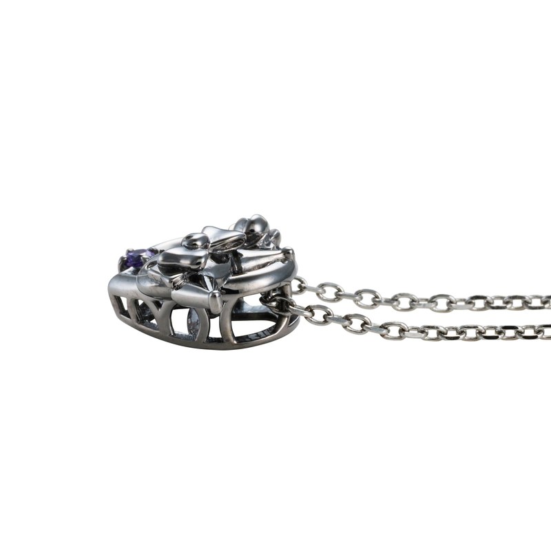 [ ホワイトクローバー ] クロミ 20周年 レディースネックレス ダンシングストーン サンリオキャラクターズ シルバー925 サージカルステンレス316L