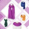 Geyoga 6 Pcs Women Scarf Shawl Hijab Scarfs Cotton Blend