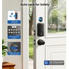 Veise Fingerprint Door Lock with 2 Knobs - Keyless Entry