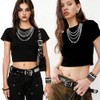 Juego de 31 piezas de disfraz punk para mujer, disfraz