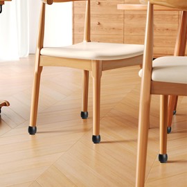 32 Pcs Rubber Chair Caps for Round Legs, Black Chair Leg Protectors for 12-16mm Diameter Legs, Furniture Foot Pads with Non Slip Features, Soft Rubber Chair Leg Socks for Scratch Protection