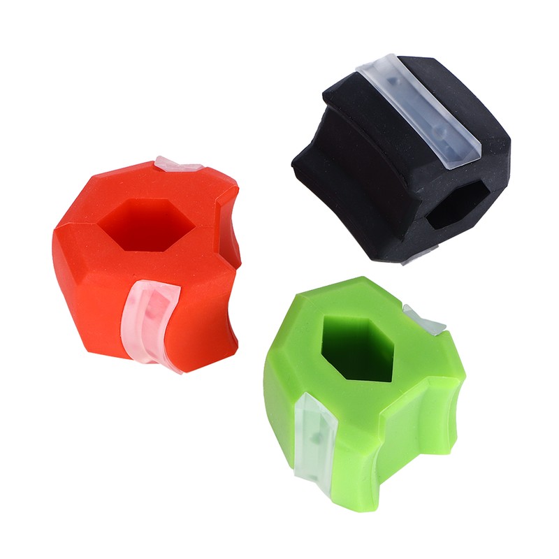 3pcs Silicone Jawline Shaping Exercise Ball Portable Fitness Face Masseter