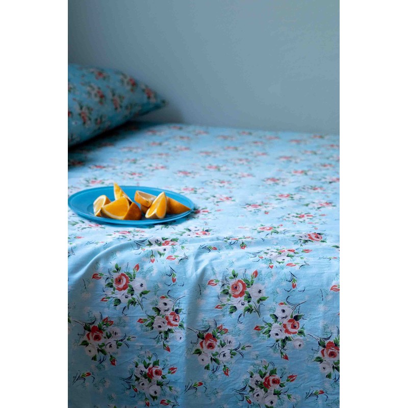 Lazybones Organic Cotton Sheet Set - Rosebank, King
