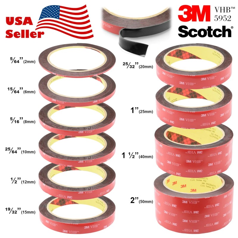 Heavy Duty Double Sided Tape, Mounting Foam Tape, Heavy Duty