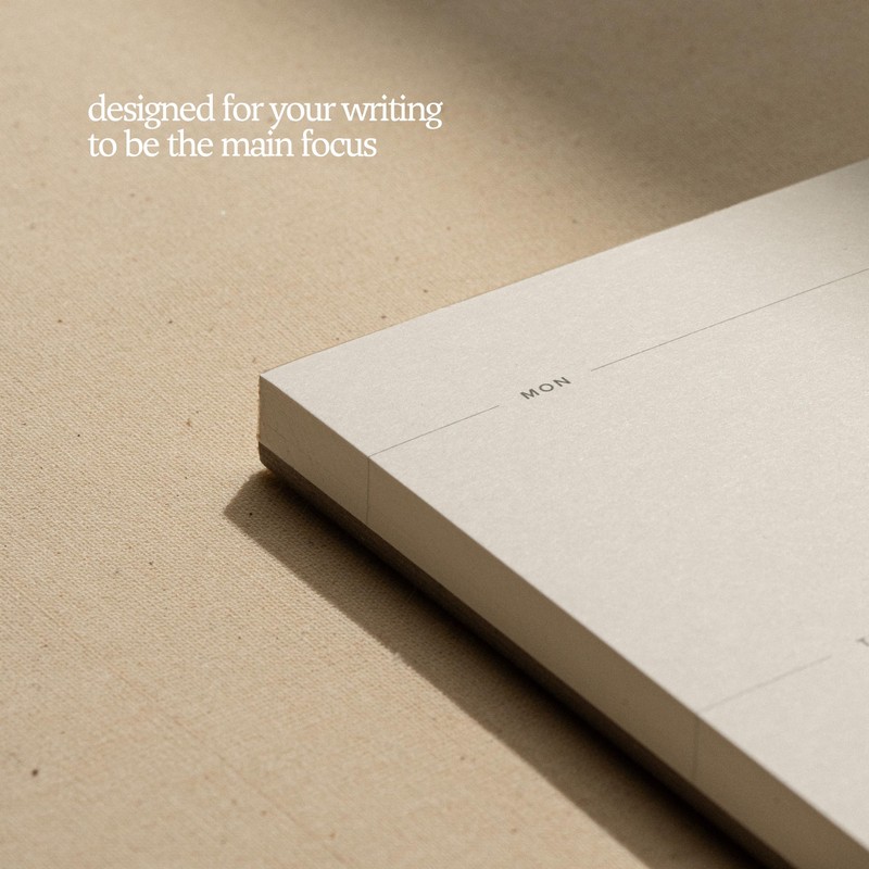 Weekly Planner To Do List Notepad. Desk Pad for Work