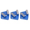 3Pcs Diamond Grinding Shoes Trapezoid Concrete Floor Aggreesive Cutting 2