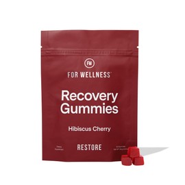 Recovery Gummies Restore - Tart Cherry Gummies for Muscle Recovery - Hibiscus Cherry Flavor with Antioxidants & Electrolytes Combats Soreness, Boosts Energy - Vegan, Non-GMO, Gluten-Free - 90ct
